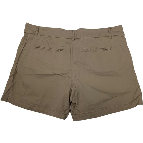 Per Se 14 Shorts Tan Casual 38" X 5" Flat Front - Picture 2 of 3